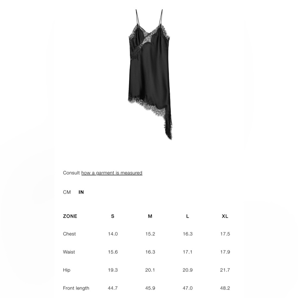 ZARA ASYMMETRIC LACE DRESS ZW COLLECTION - Picture 16 of 16